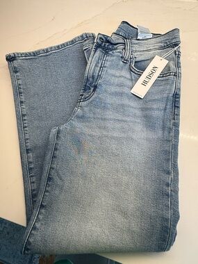 Hudson Rosalie wide leg ankle jeans , NWT, sz 27